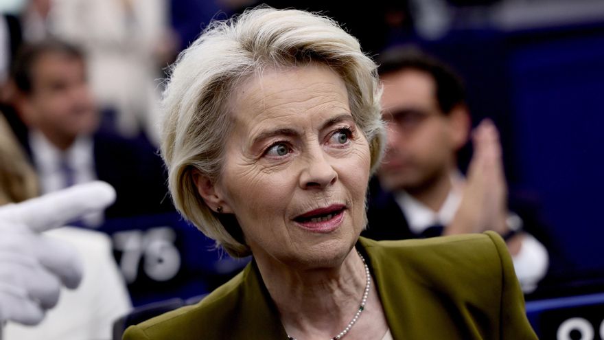 Von der Leyen endurece su tono contra Israel y apela a su mayoría proeuropea ante los extremos