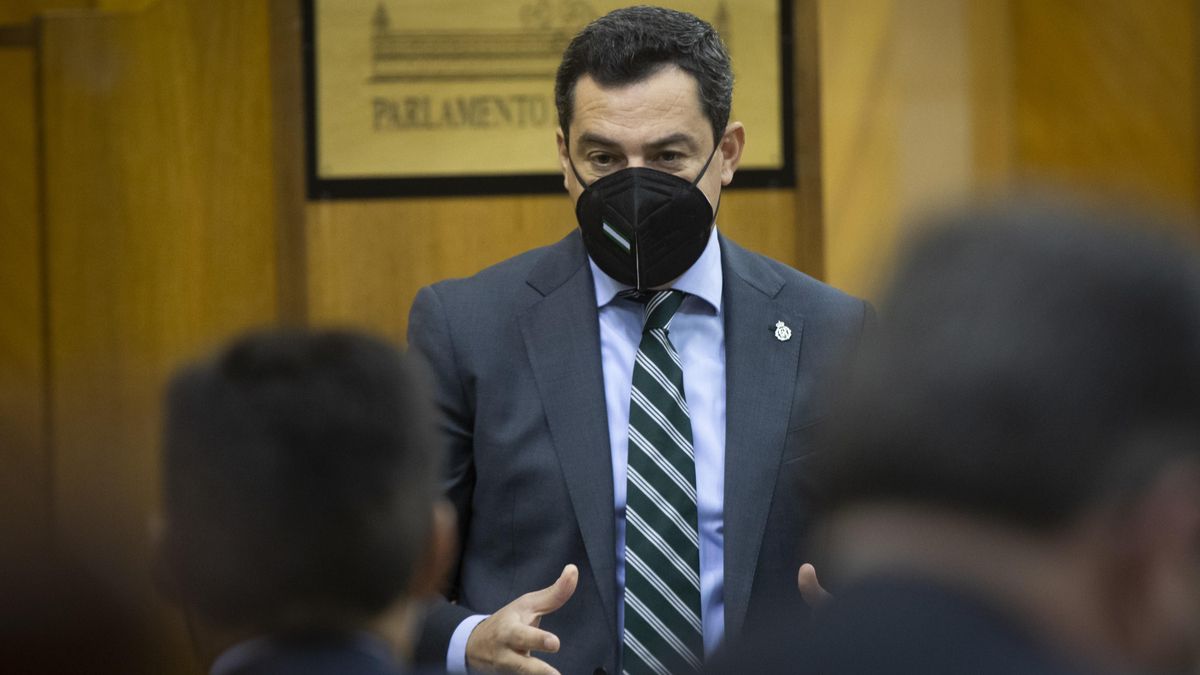 El presidente de la Junta de Andalucía, Juanma Moreno