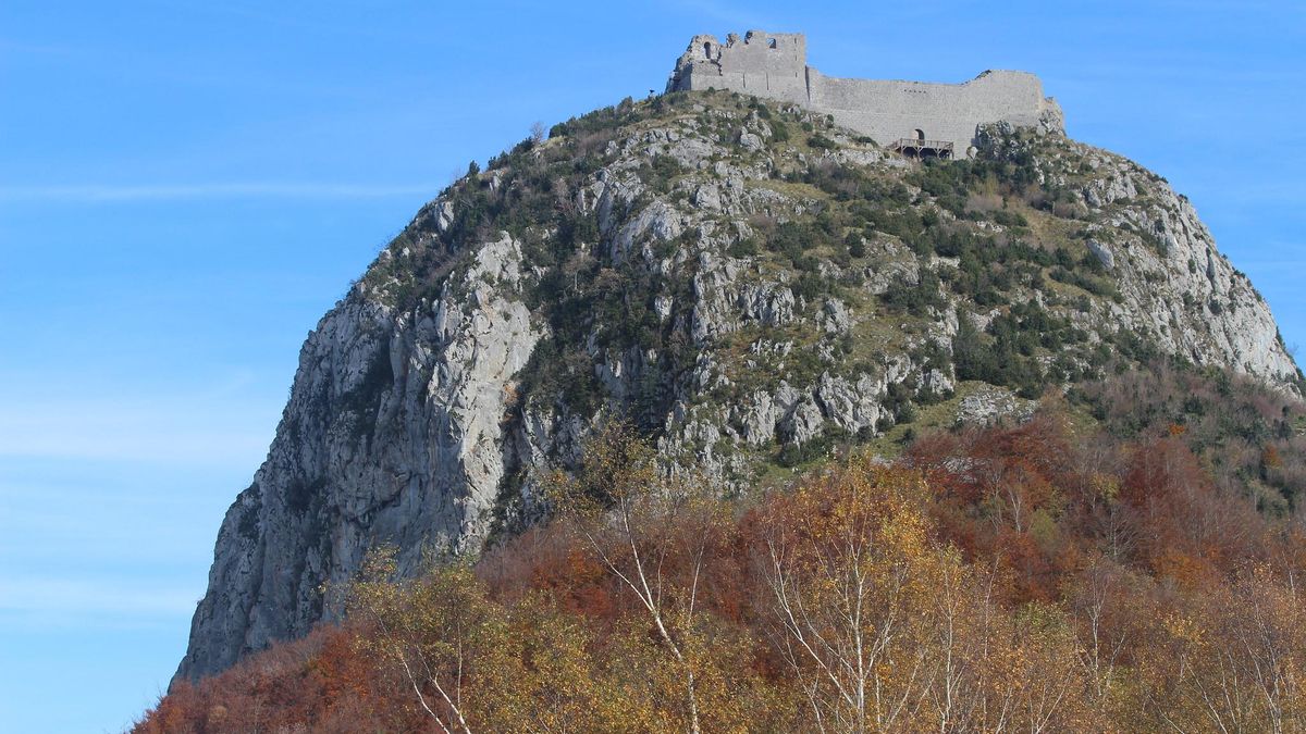 Castillo cátaro de Montsegur.