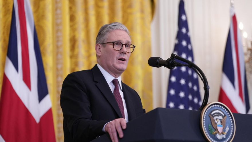 Imagen del primer ministro británico, Keir Starmer.