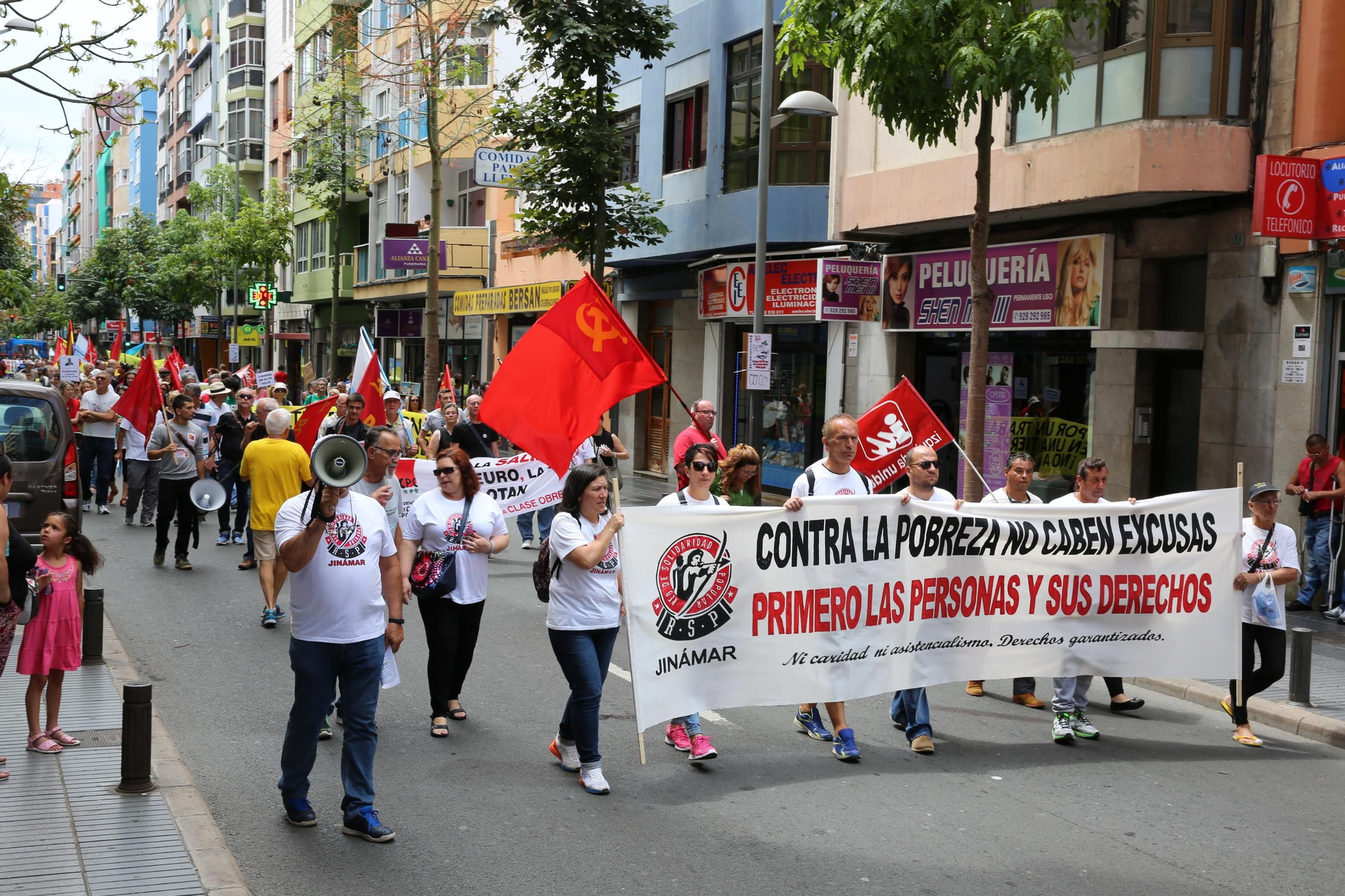 Marcha por la dignidad en Las Palmas de Gran Canaria. Alejandro Ramos.