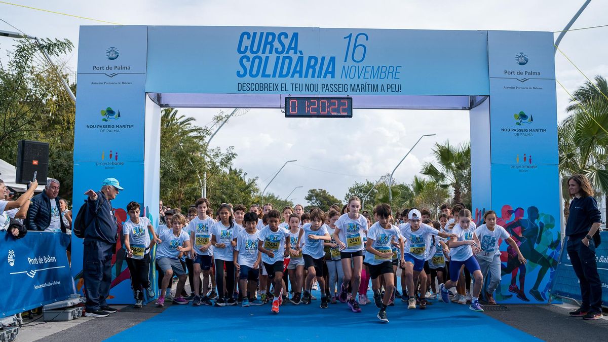 Èxit de participació en la I Cursa Solidària de l’APB amb motiu de la presentació al públic del Nou Passeig Marítim de Palma