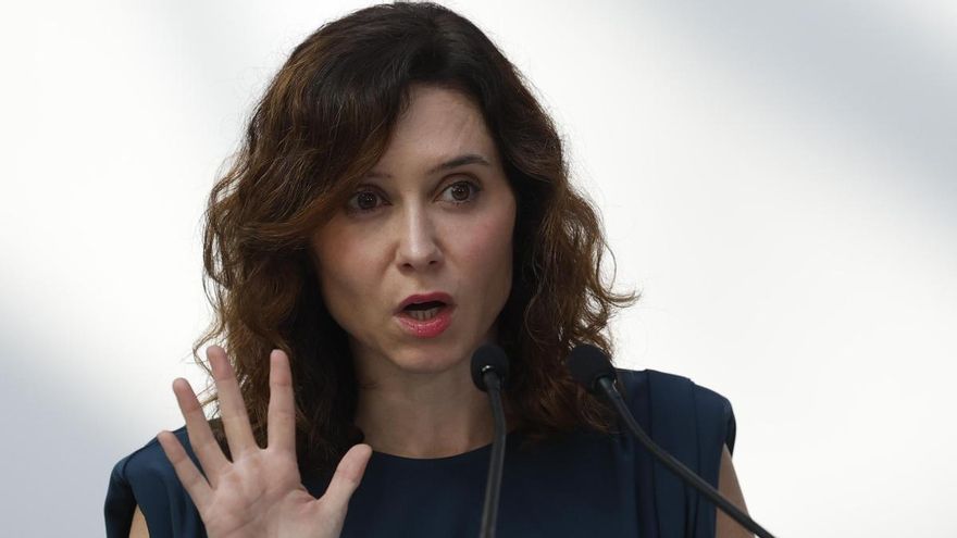 La presidenta de la Comunidad de Madrid, Isabel Díaz Ayuso, el 27 de octubre.