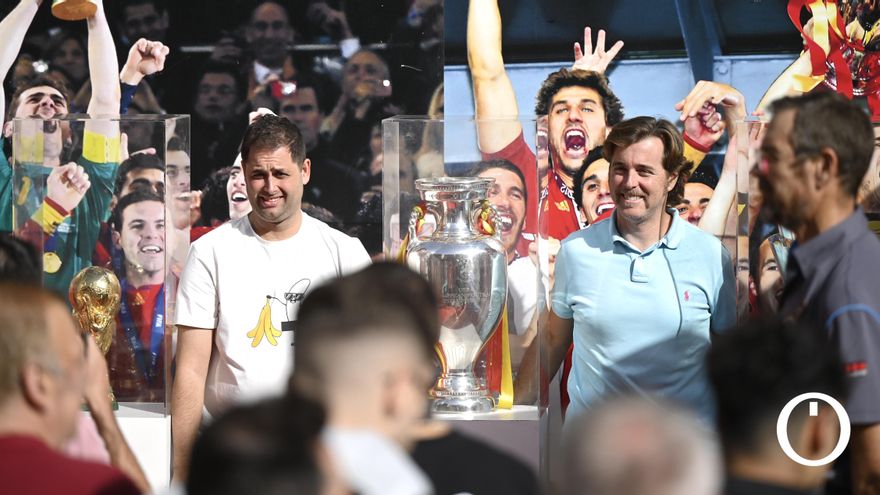 Córdoba ya disfruta de la 'fan zone' de la selección española en Las Tendillas