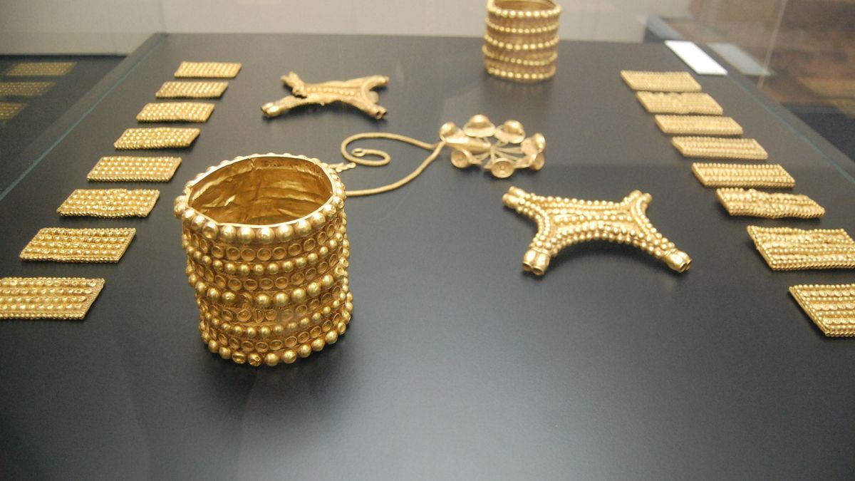El tesoro está compuesto por un total de 21 piezas de oro.