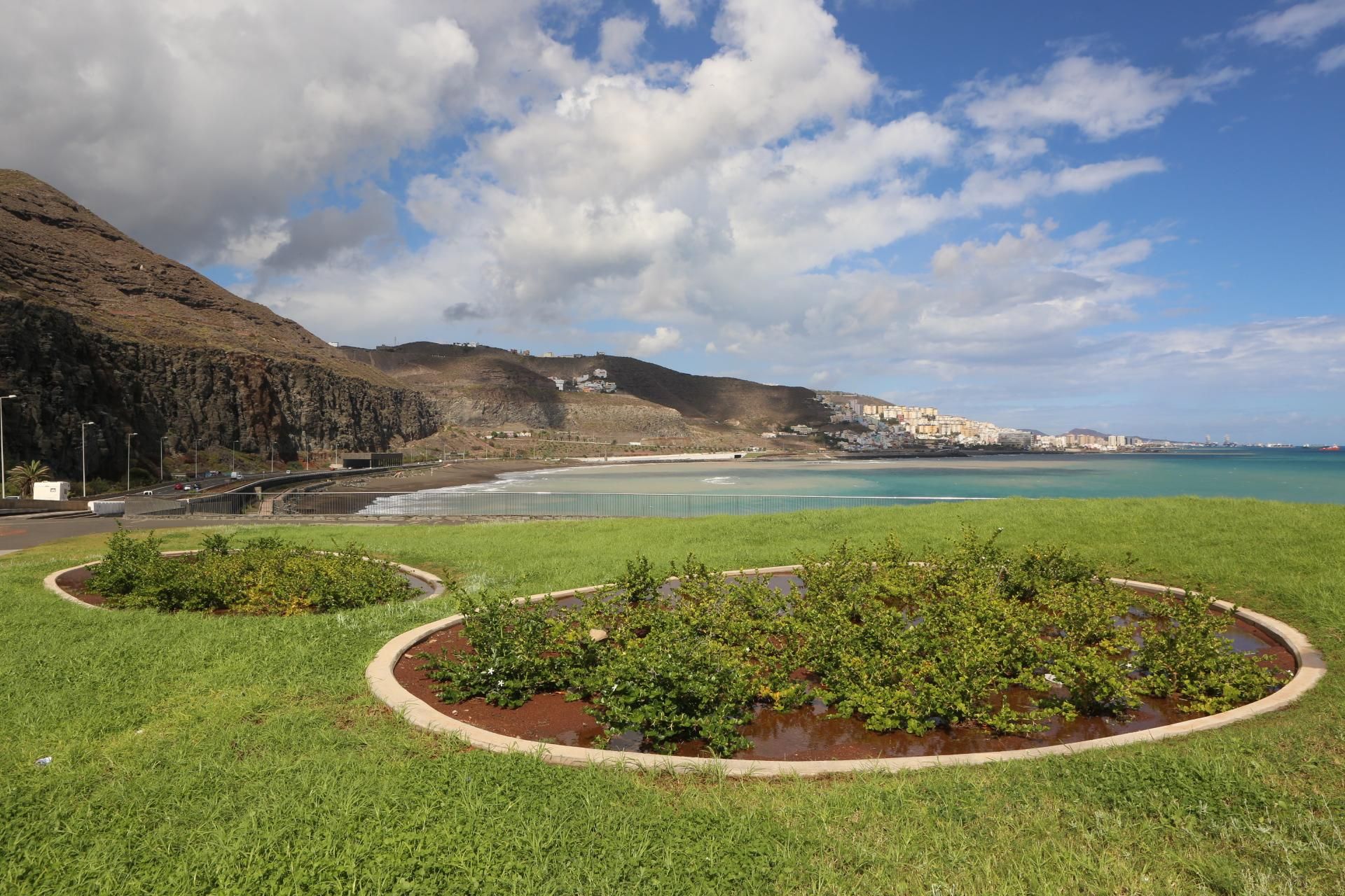 La playa de La Laja tras las lluvias (ALEJANDRO RAMOS)