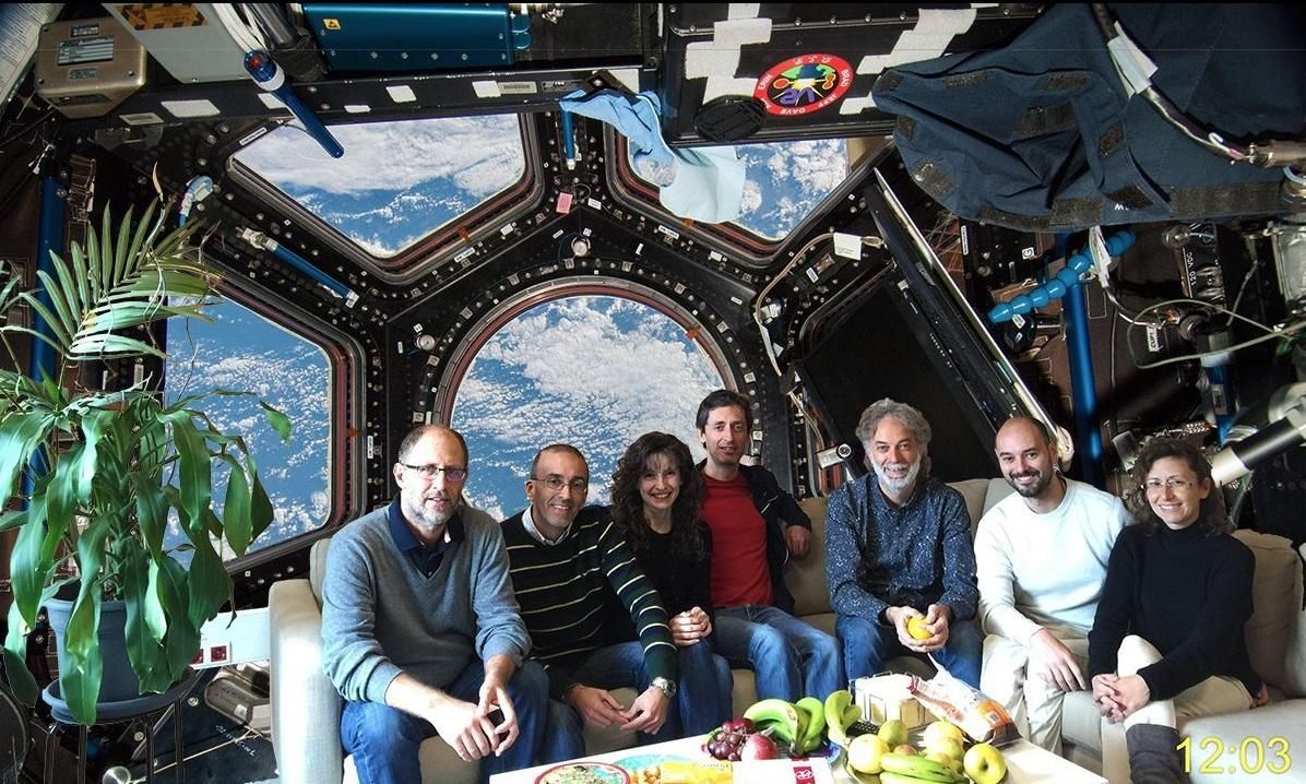 Equipo del TNG: Cecconi, Pedani, Masiero, González, Molinari, Guido y Andreuzz. (FGG/TNG).