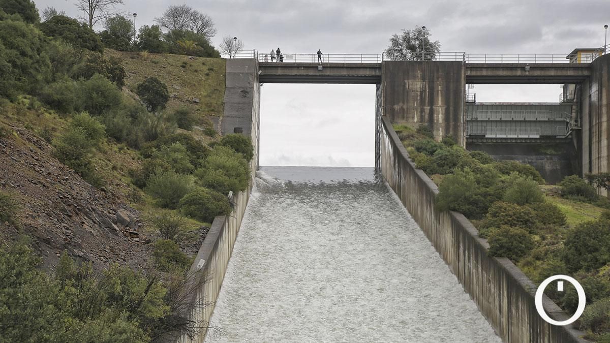 Desembalse en Navallana, en una imagen de archivo