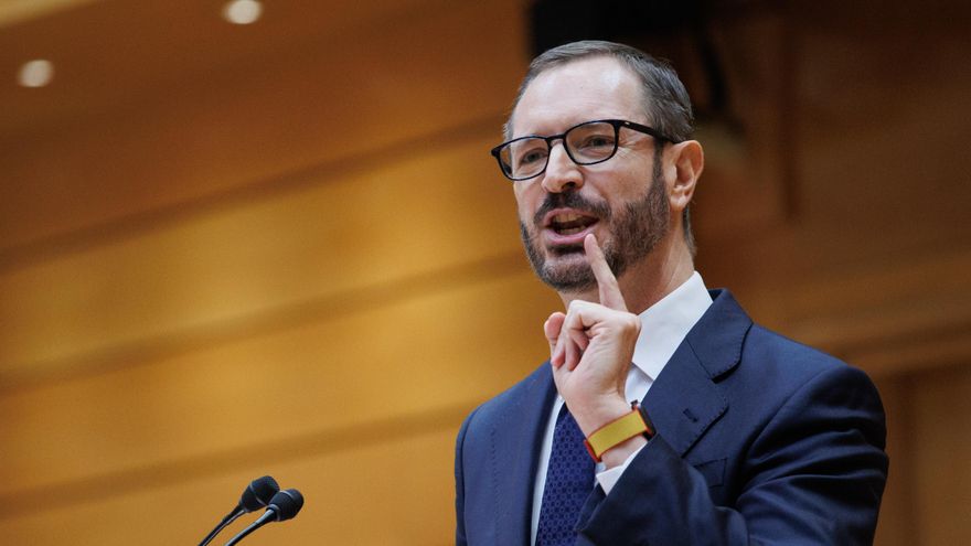 El portavoz del Partido Popular (PP) en el Senado, Javier Maroto.