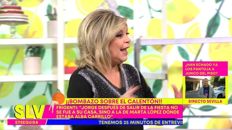 Terelu lanza una indirecta a la productora de Ana Rosa: "Nosotros no nos boicoteamos a nosotros mismos"