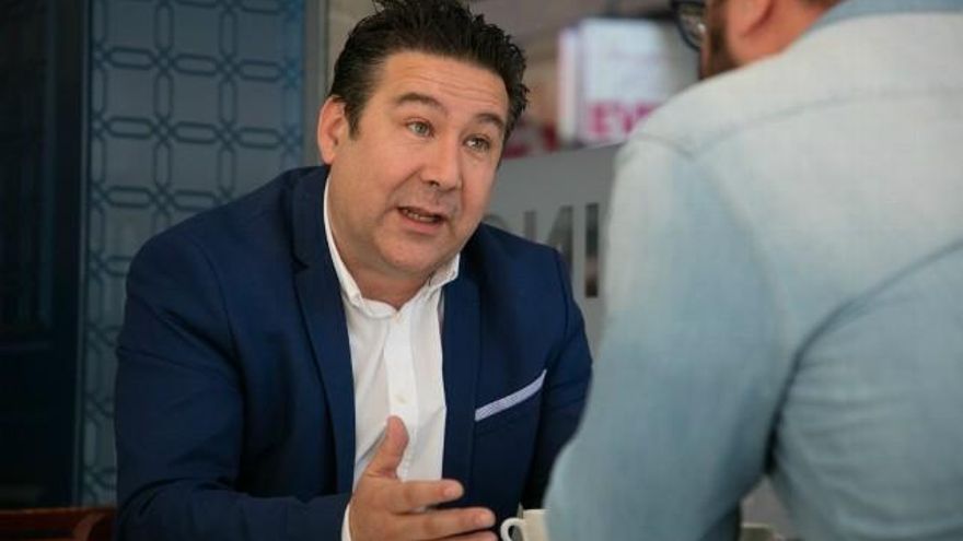 Luis Mariano Santos, líder de Unión del Pueblo Leonés con ILEÓN.COM. Aclamv Fotografía.