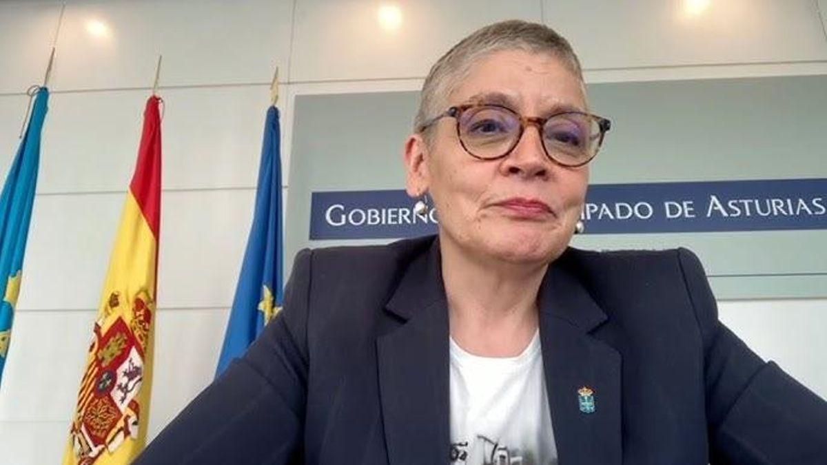 Concepción Saavedra, consejera de Salud del Principado de Asturias. 