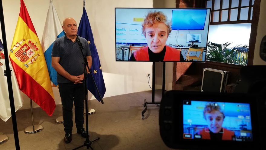 El Pevolca pide precaución al seguir “activo”  el  volcán y recuerda la restricción de acceso a la zona de exclusión para garantizar la seguridad