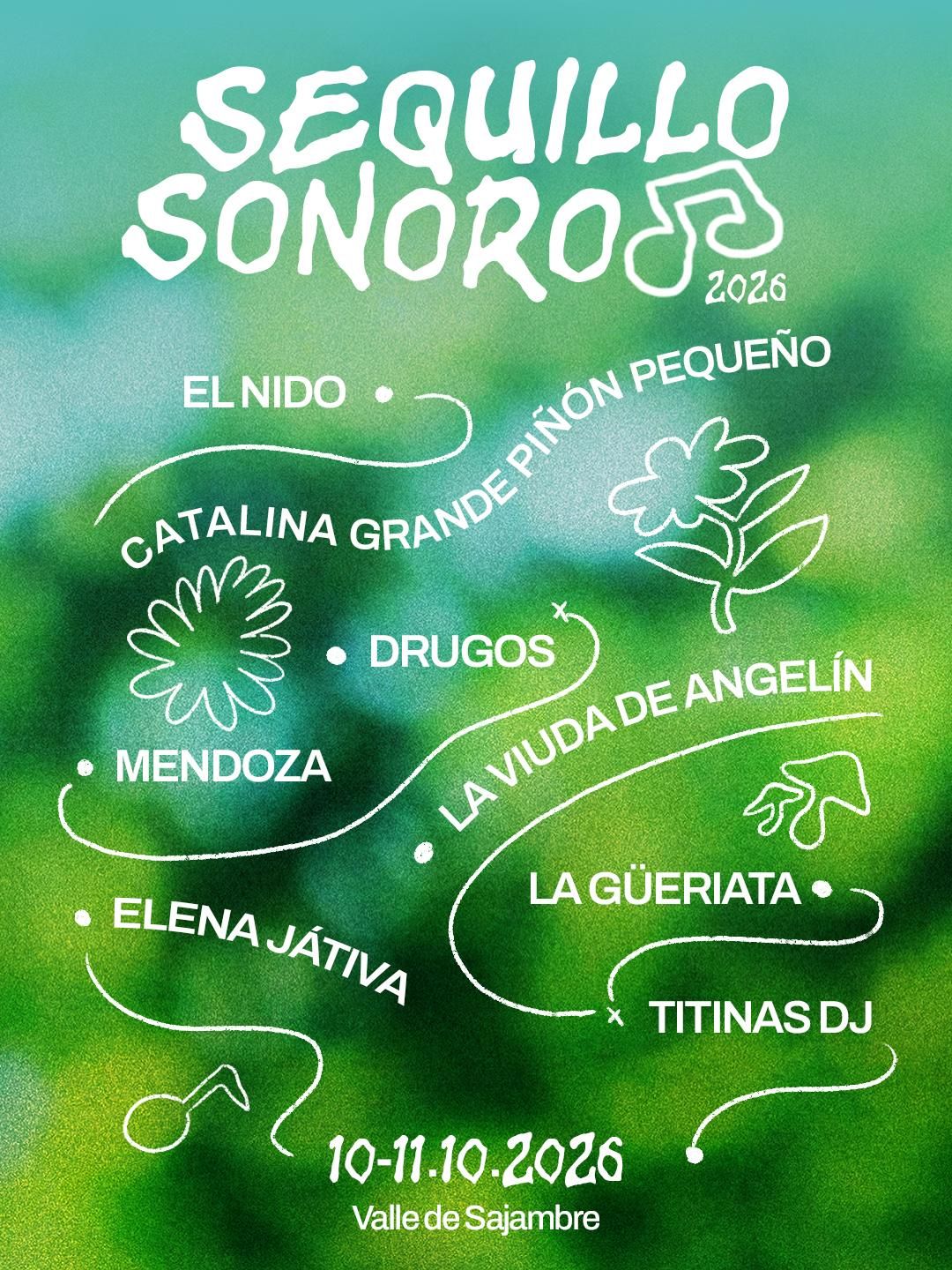 La edición 2026 del festival Sequillo Sonoro.