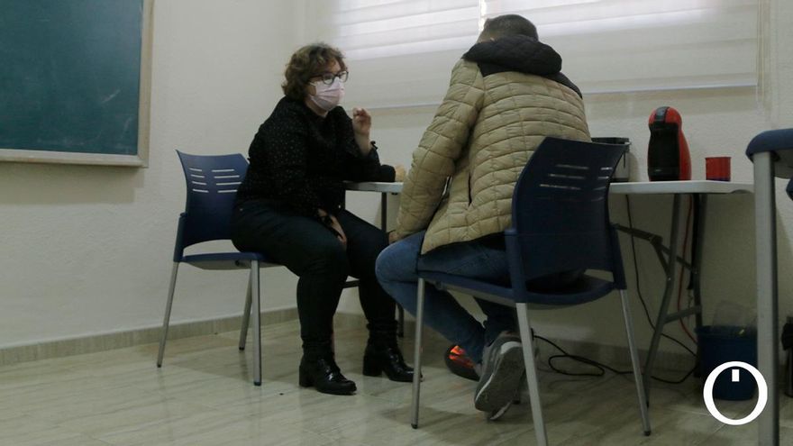 Prese y Antonio, en la sede de Ariadna