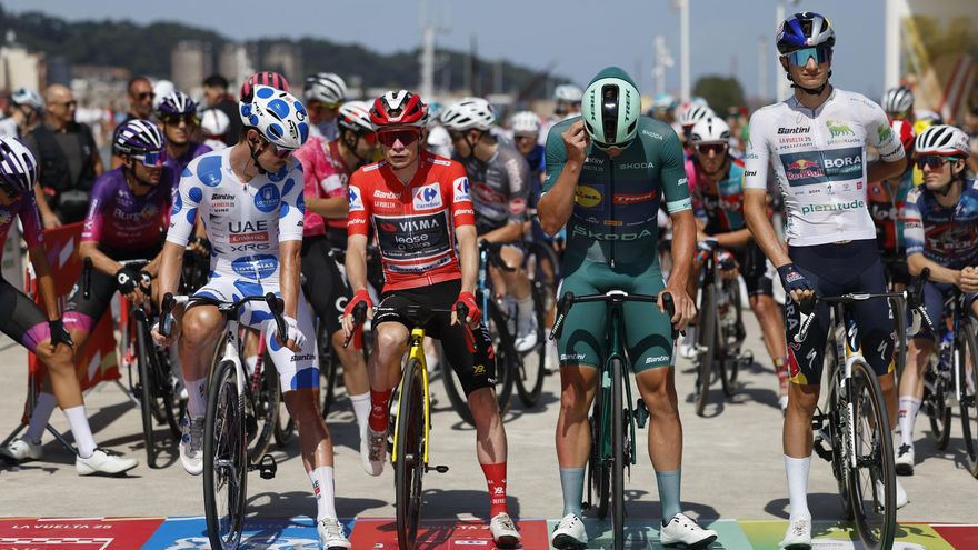 Jonas Vingegaard y otros ciclistas que llegan como protagonistas a la última semana de la Vuelta a España