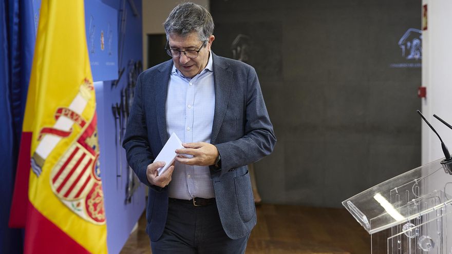 El portavoz del PSOE en el Congreso, Patxi López.