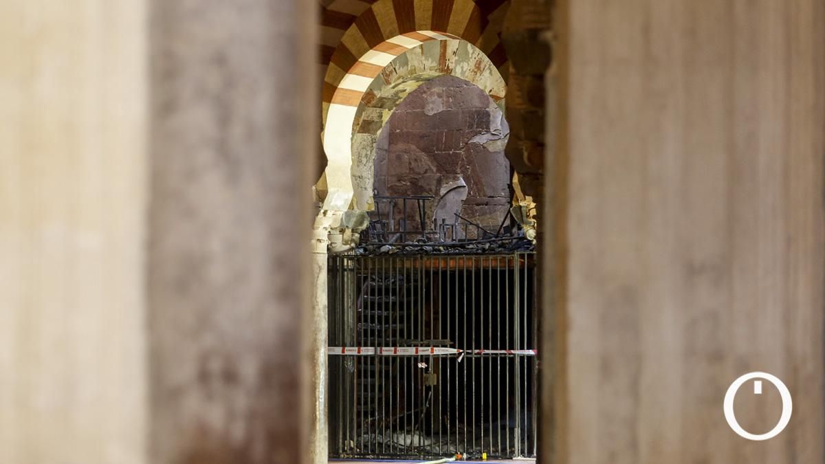 State of the affected chapel of the mosque-cathedral