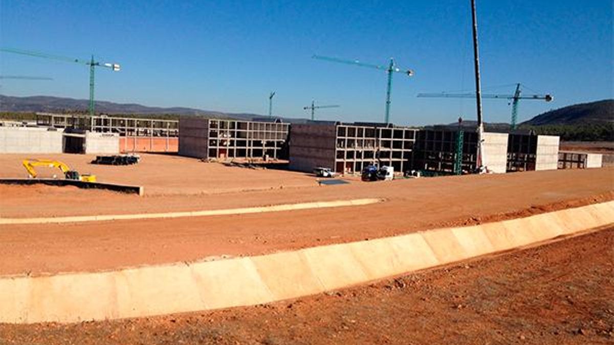 Obras del centro penitenciario Levante II de Siete Aguas