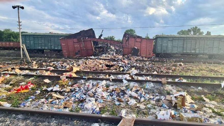 Tren de suministros de José Andrés bombardeado