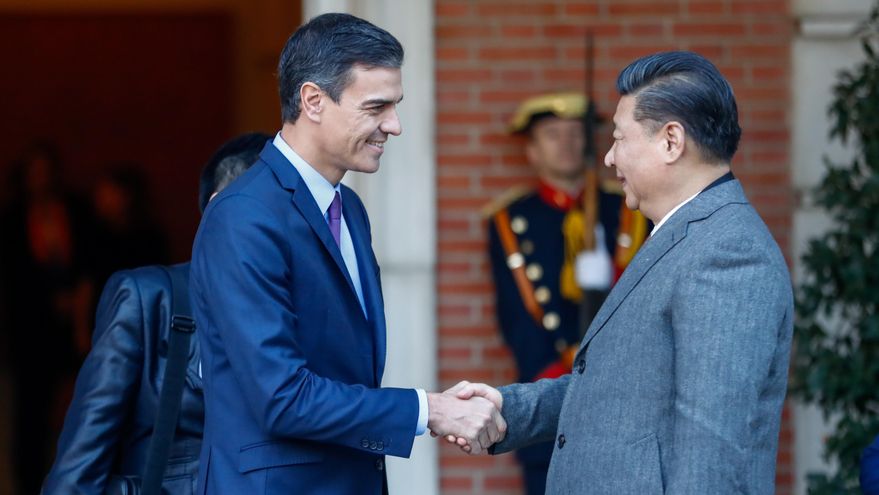 Sánchez y Xi Jinping en una imagen de archivo.