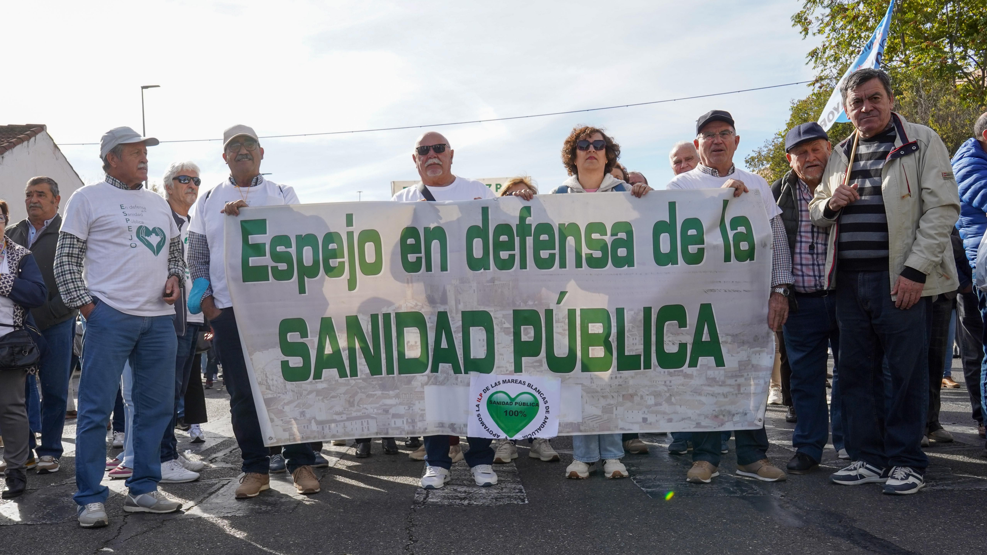 Manifestación en defensa de la sanidad pública