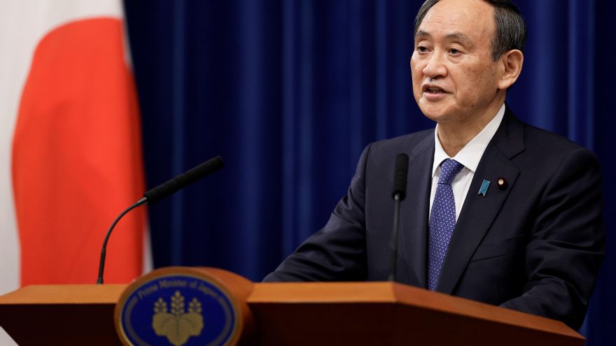 El primer ministro nipón, Yoshihide Suga. EFE/EPA/KIYOSHI OTA