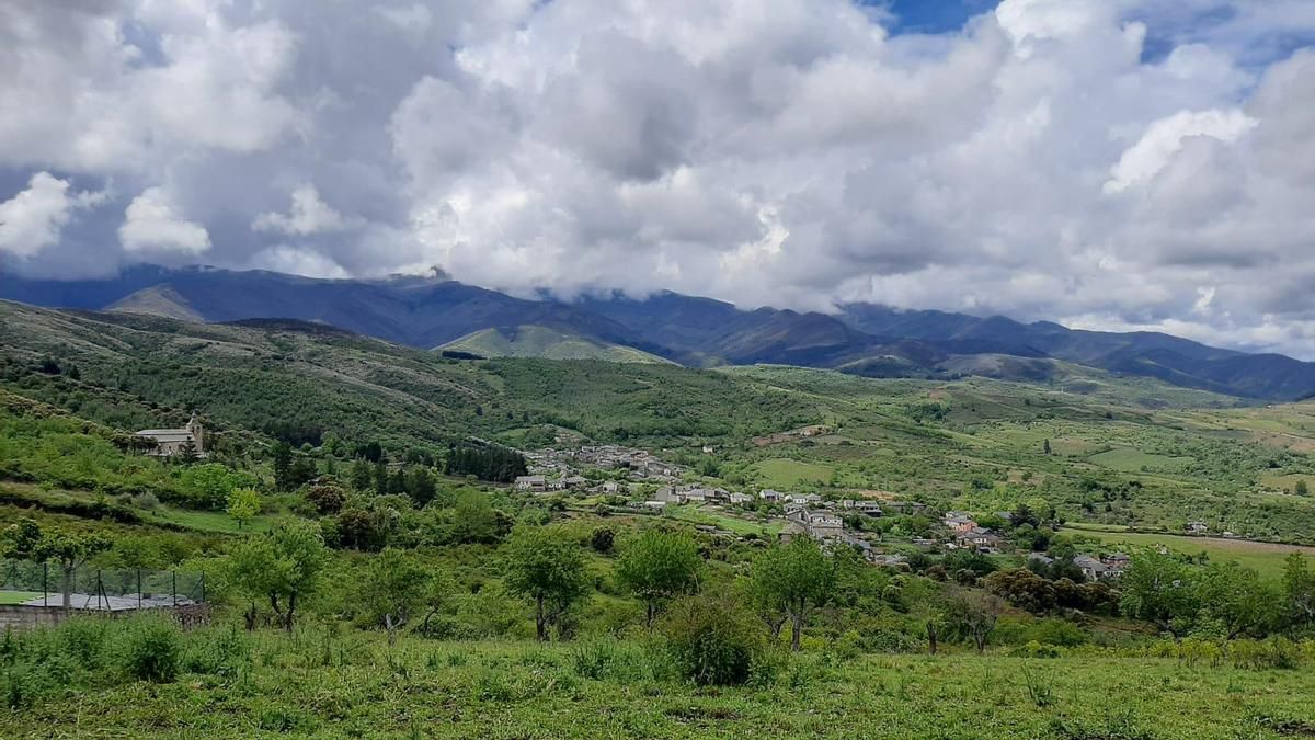 Panorámica de Los Barrios (Ponferrada).
