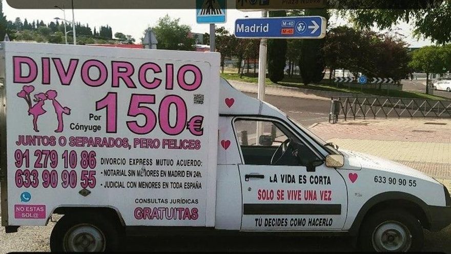 Los abogados de familia ganan la guerra a las 'divorcionetas' que ofertaban separaciones a 150 euros