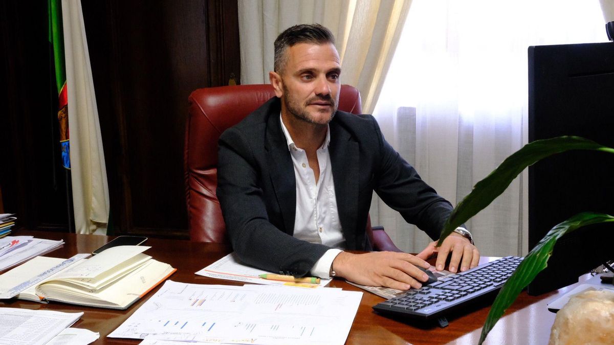 Eloy Martín Barreto, alcalde de El Paso.