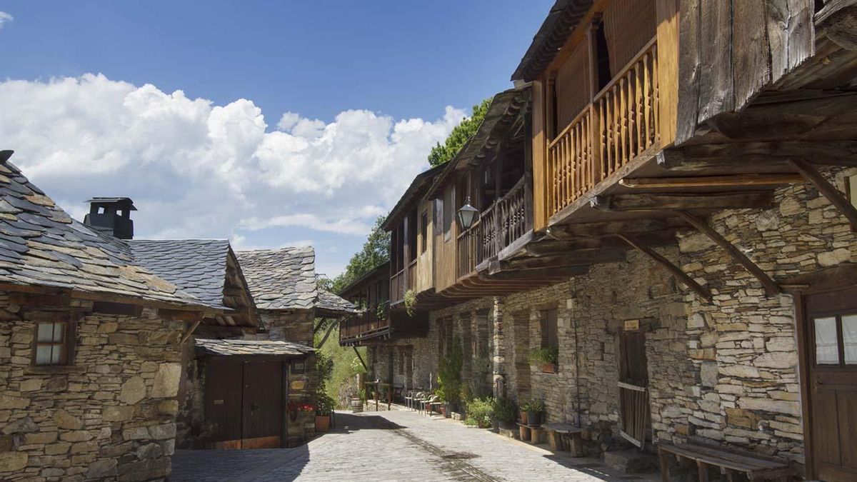 Las calles de Peñalba de Santiago.