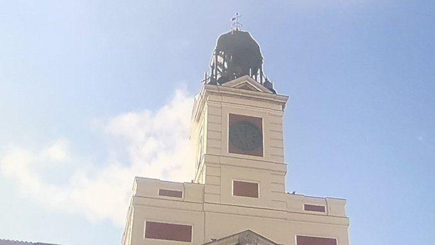 Humo en la Puerta del Sol