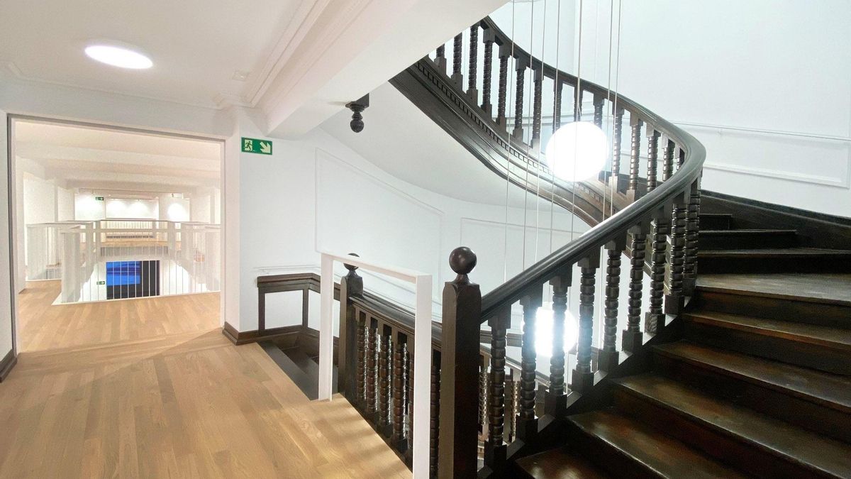 Museo de Arte de Santander, MAS, una vez concluidas las obras de rehabilitación tras el incendio.