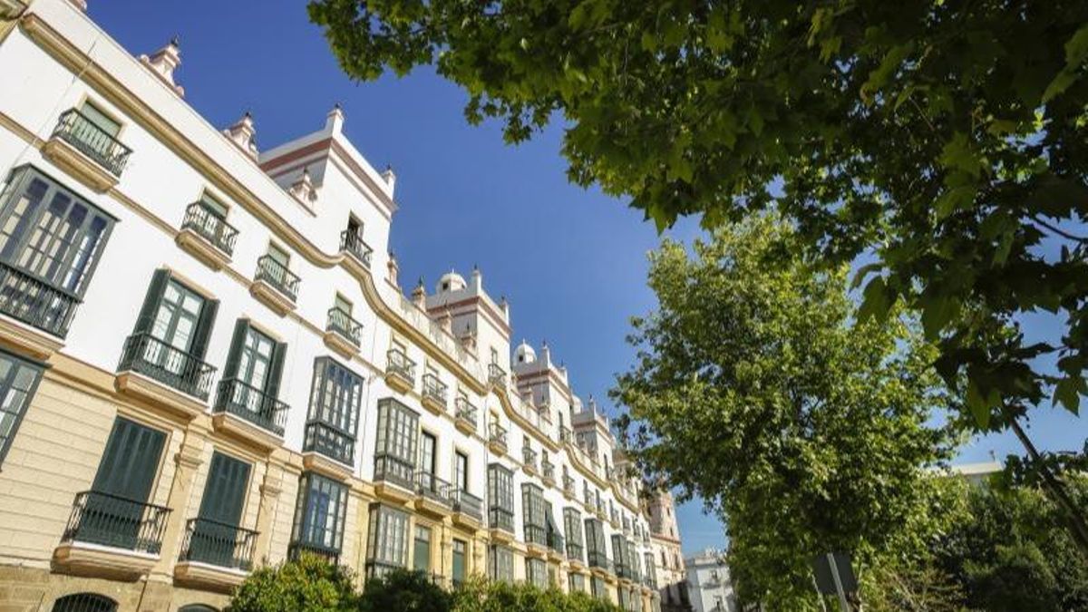 Casa de las Cinco Torres, en Cádiz.