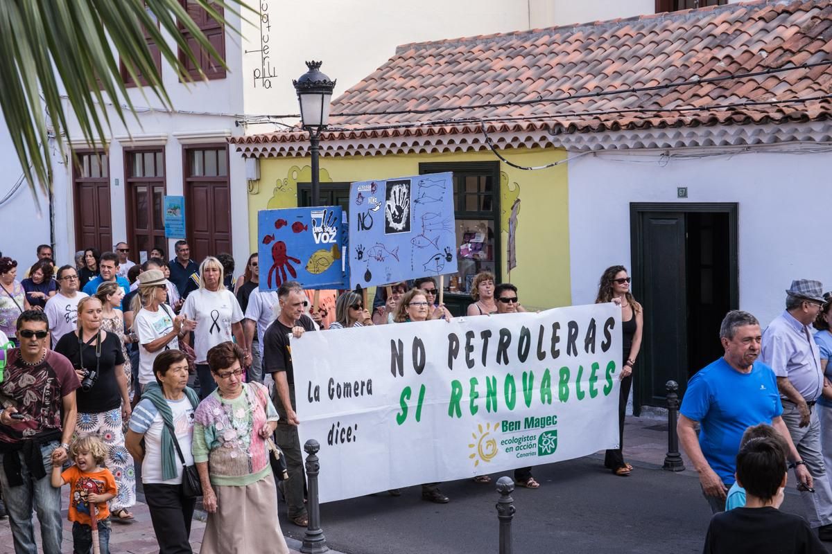 Manifestación contra las prospecciones en San Sebastián