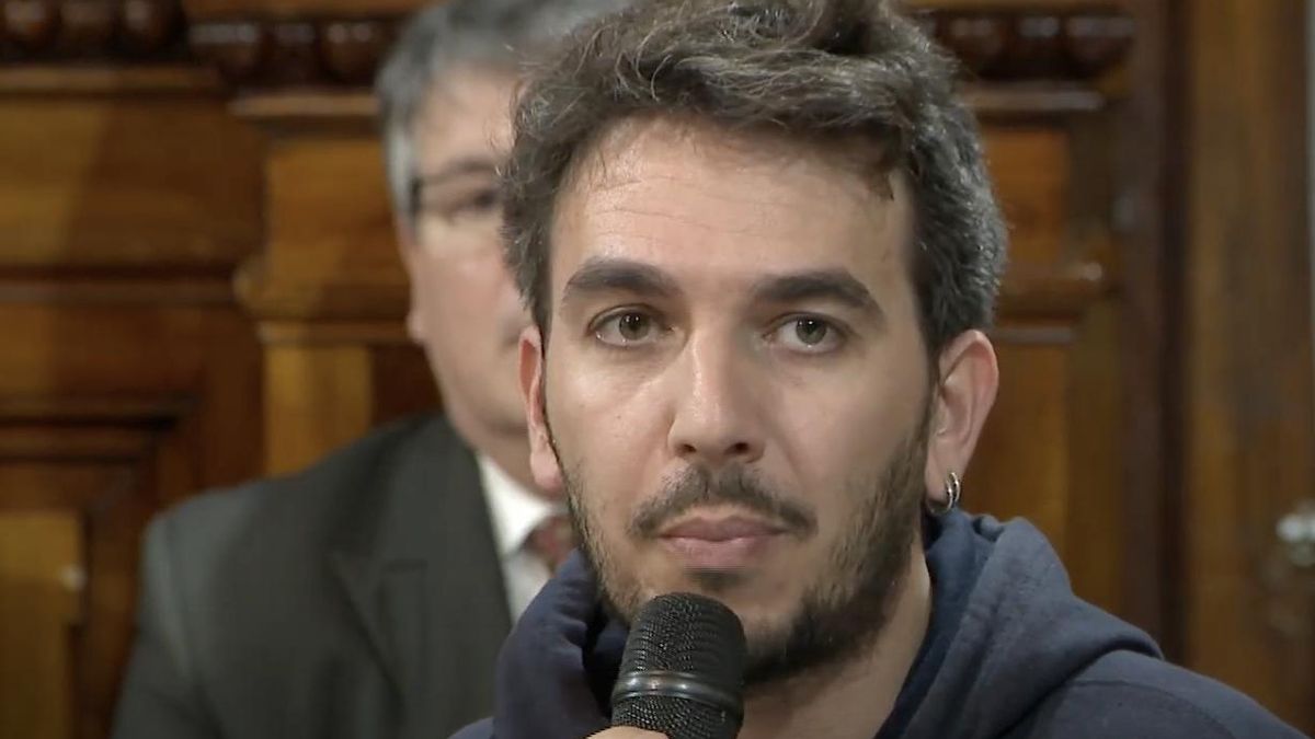Nahuen Corbeletto, estudiante universitario, dirigente de la agrupación CEPA