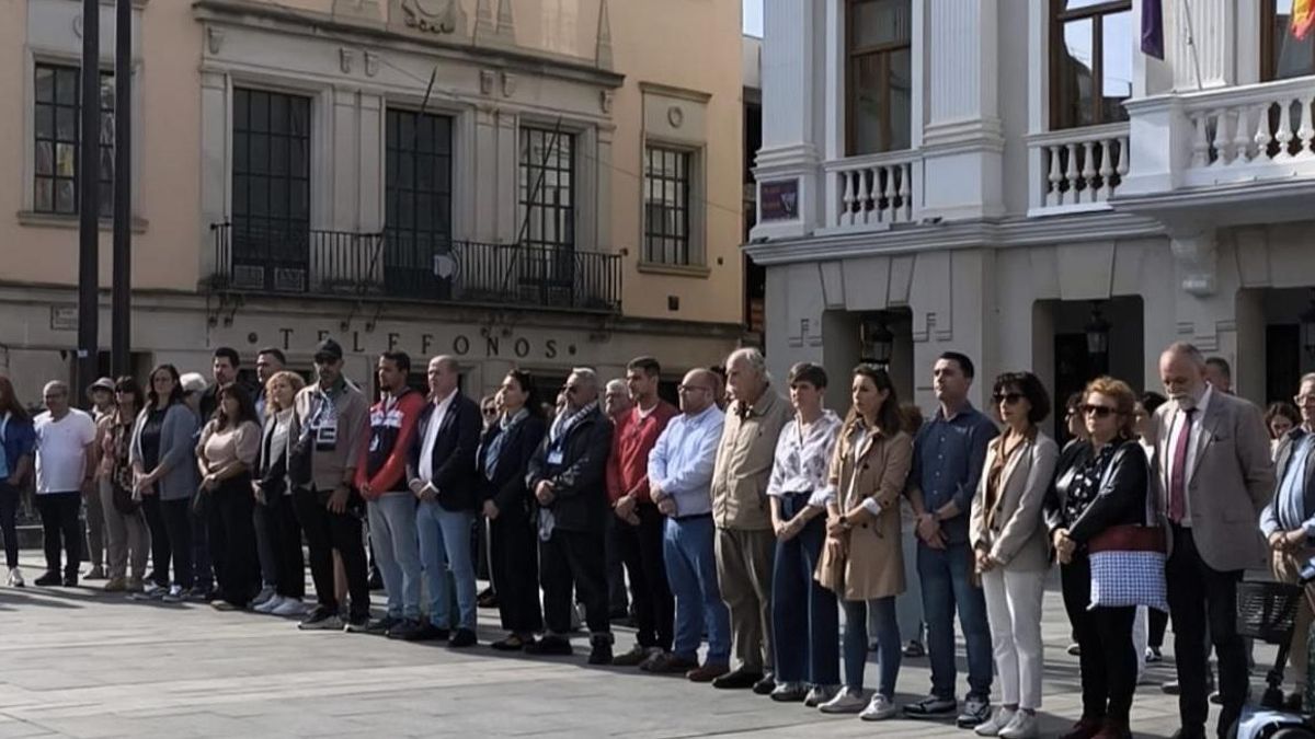 Minuto de silencio en Guadalajara en solidaridad con el pueblo de Gaza