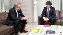 Torra y Puigdemont en Waterloo