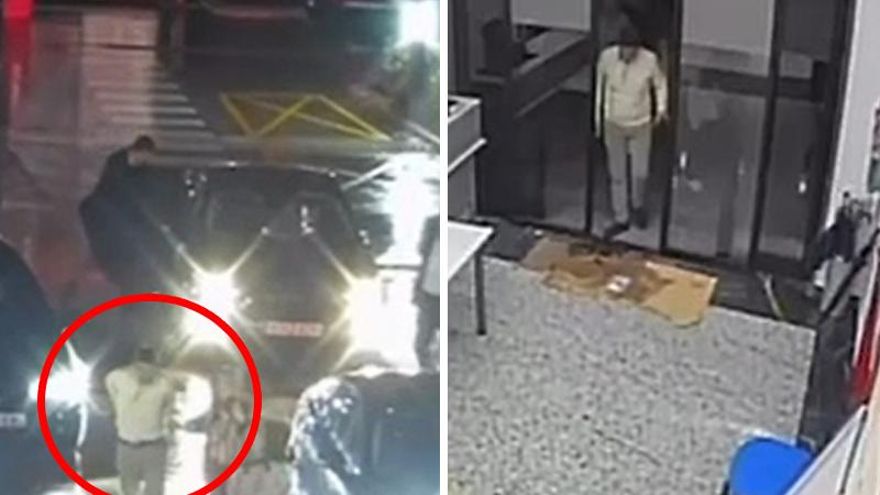 Unpublished videos of Mazzone's arrival in Sekopi on the night of Dana