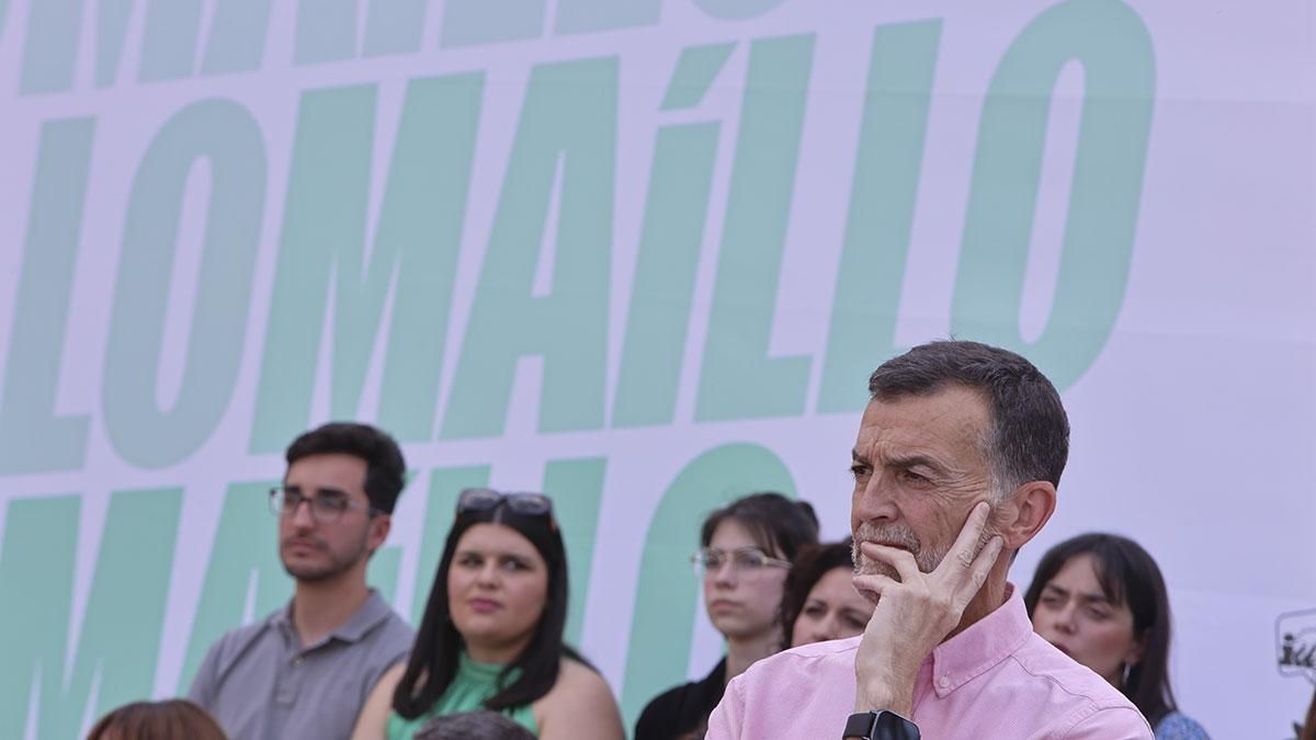 Mitin de Por Andalucía en la plaza de la Juventud de Córdoba