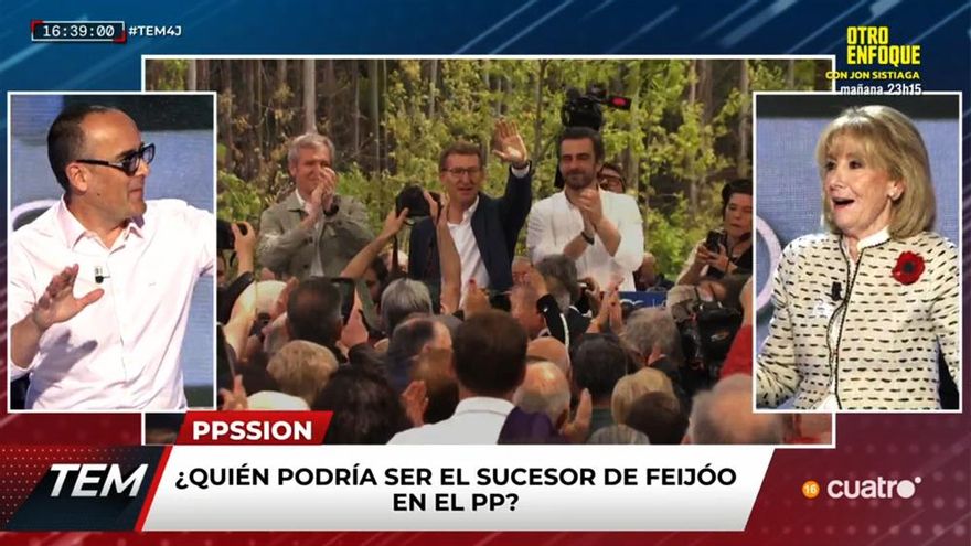 Risas en 'Todo es mentira' por el lapsus de Esperanza Aguirre al poner a Ayuso como líder actual del PP