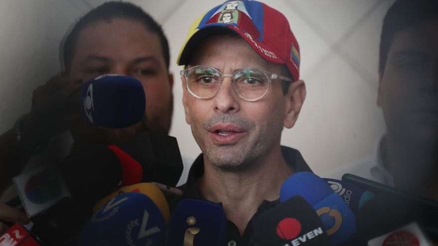 Capriles pide a EEUU respetar principio de solidaridad tras limitar visas a venezolanos