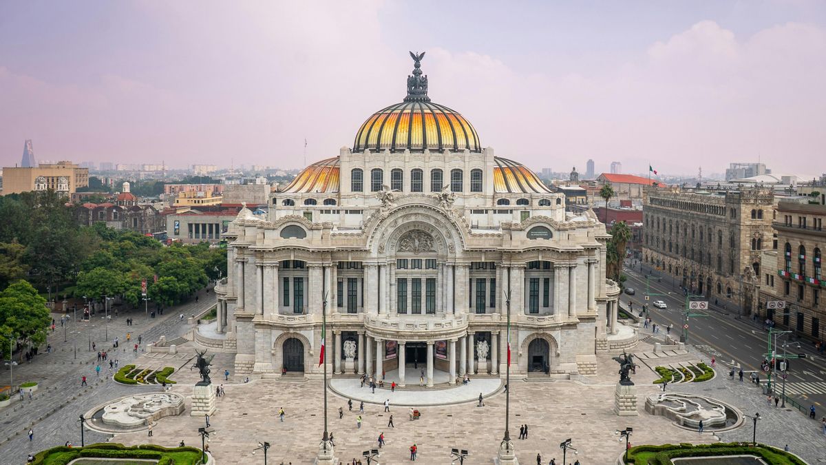 El Palacio de Bellas Artes de Ciudad de México.