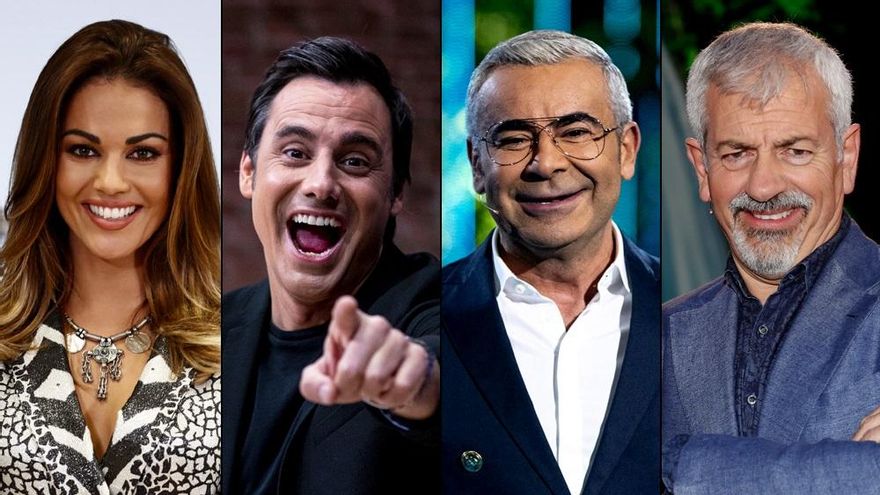 Lara Álvarez, Ion Aramendi, Jorge Javier Vázquez y Carlos Sobera, presentadores de 'Supervivientes 2022'