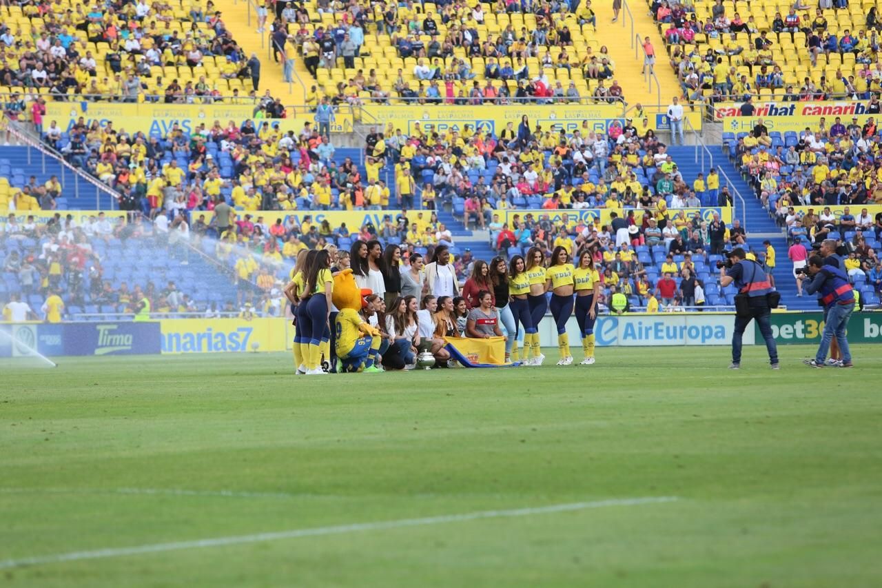 Partido entre la UD Las Palmas y FC Barcelona. Alejandro Ramos.