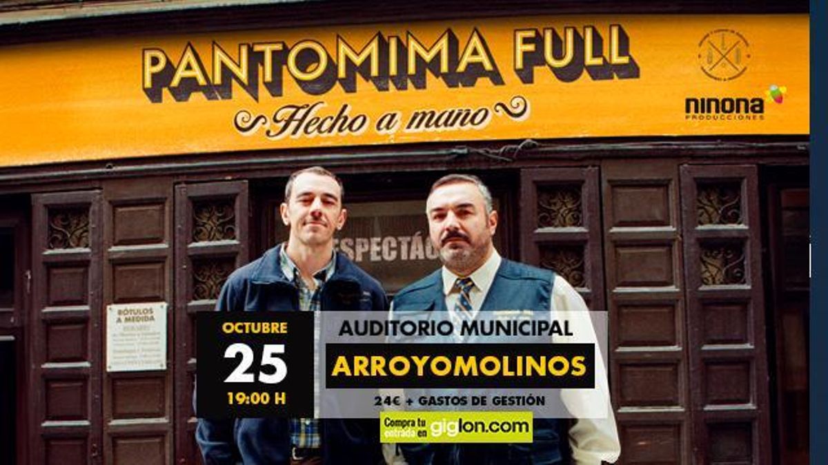 Consigue ya tus entradas para Pantomima Full al mejor precio