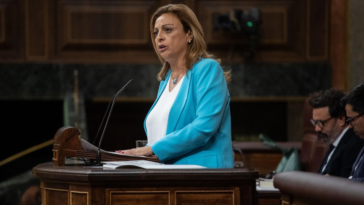La diputado de Coalición Canaria Cristina Valido, en el Congreso de los Diputados, a 8 de octubre de 2024, en Madrid (España).