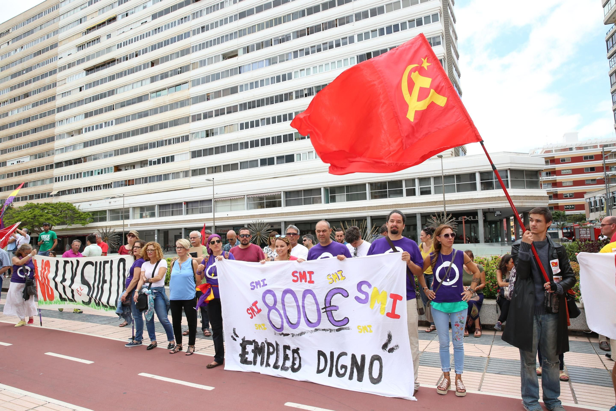 Marcha por la dignidad en Las Palmas de Gran Canaria. Alejandro Ramos.