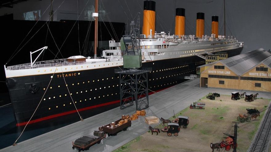 Peio García / ICAL Una espectacular maqueta en la exposición ‘Titanic the Reconstruction’