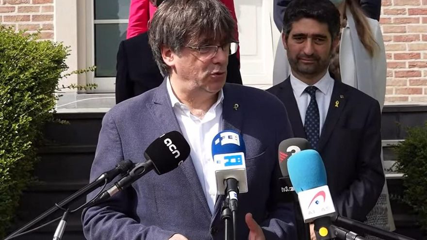 El líder de Junts, Carles Puigdemont,